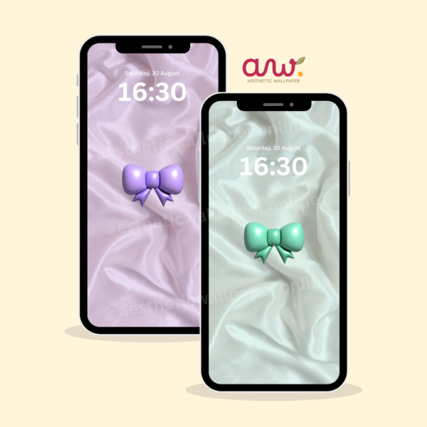 Rainbow Ribbons Aesthetic Wallpaper - Image 3