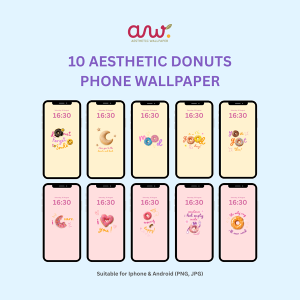 Donuts Aesthetic Wallpaper - Image 2