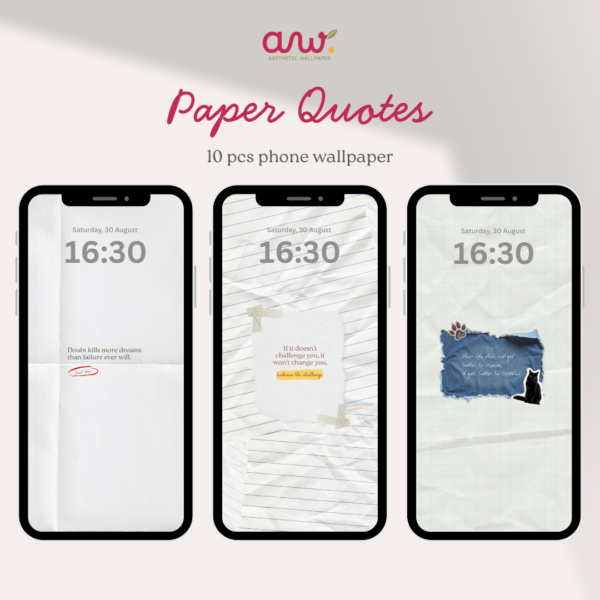 Aesthetic Wallpaper Phone Paper Quotes