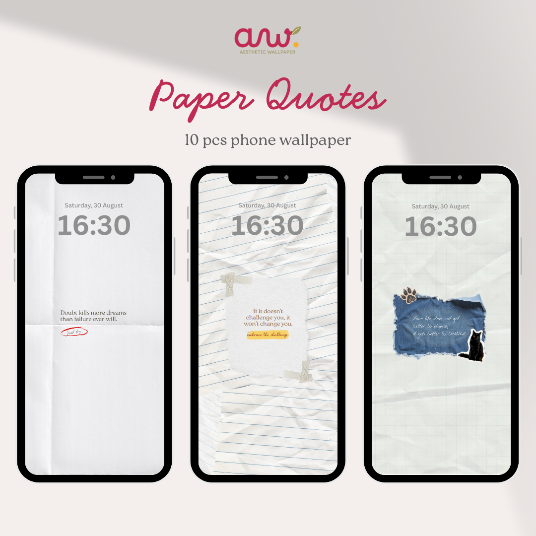Aesthetic Wallpaper Phone Paper Quotes